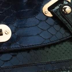 Versace Multicolor Ombre Python Canyon Bag