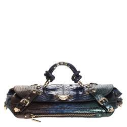 Versace Multicolor Ombre Python Canyon Bag