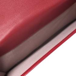 Versace Red Patent Leather Icon Continental Wallet