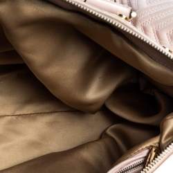 Pre Owned حقيبة يد فرساتشي سناب أوت اوف ايت جلد لامع مبطنة سوداء