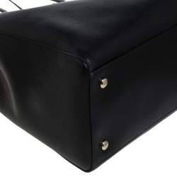 Versace Black Leather Palazzo Medusa Tote