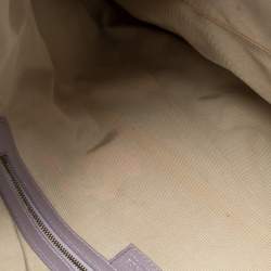 Pre Owned حقيبة هوبو فيرساتشي مزخرفة ميدوسا جلد بنفسجي فاتح