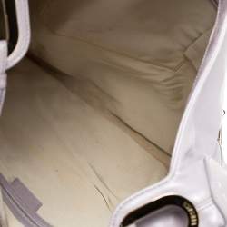 Pre Owned حقيبة هوبو فيرساتشي مزخرفة ميدوسا جلد بنفسجي فاتح