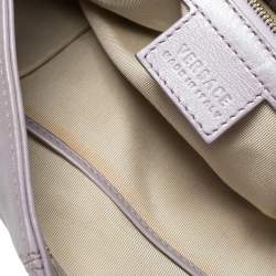 Pre Owned حقيبة هوبو فيرساتشي مزخرفة ميدوسا جلد بنفسجي فاتح