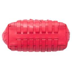 Versace Fuchsia Leather Hobo