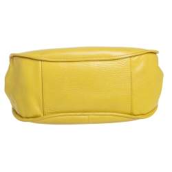 مملوكة مسبقًا Versace Yellow Leather Top Handle Bag