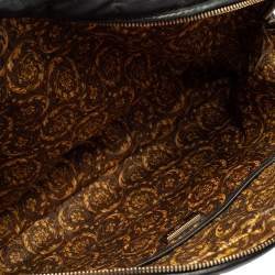 Pre Owned Versace Black Demetra Vanitas Satchel