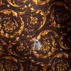 Pre Owned Versace Black Demetra Vanitas Satchel