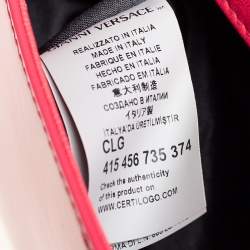 Pre Owned  حقيبة كلتش فيرساتشي ميدوسا جلد خوجي لامع بسلسلة