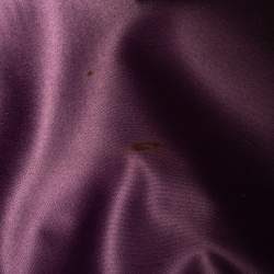 مملوكة مسبقًا Versace Purple Croc Embossed Leather Hobo