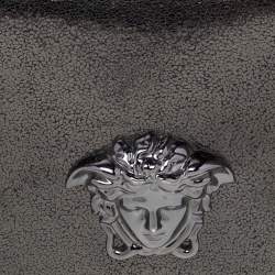 Pre Owned Versace Black Leather Medusa Palazzo Sultan Shoulder Bag