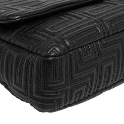 Pre Owned حقيبة كتف فيرساتشي ميدوسا جلد أسود