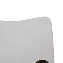 Pre Owned Versace White Leather Vanitas Medea Shoulder Bag