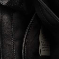 Pre Owned Versace Black Leather Medusa Sultan Shoulder Bag