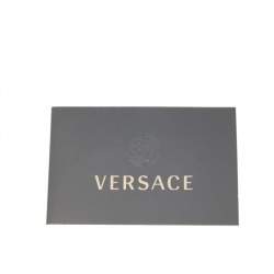 Pre Owned Versace Red Leather Small Medusa Medallion Tote