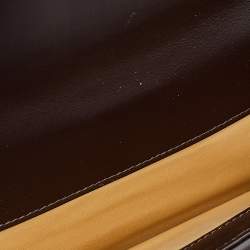 Pre Owned Versace Beige/Brown Medusa Canvas And Leather Continental Wallet