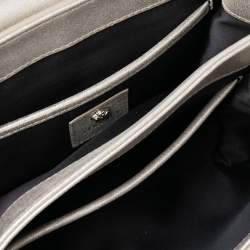 Pre Owned حقيبة كتف فيرساتشي سولتان ميدوسا جلد ذهبي مزخرف كريستال