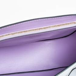 Pre Owned حقيبة كتف فيرساتشي لا ميدوسا جلد أبيض مرصعة