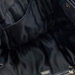 Versace Black Soft Leather Hobo