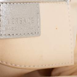 Pre Owned Versace Gold Leather Madonna Satchel