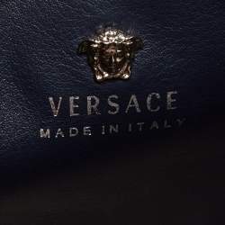Pre Owned Versace Tri Color Leather Empire Palazzo Shoulder Bag