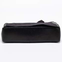 Versace Black Signature Nylon Messenger Bag
