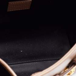 مملوكة مسبقًا Versace Dark Beige Leather Small Medusa Medallion Tote