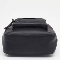 Versace Black Leather Mini Medusa Palazzo Backpack