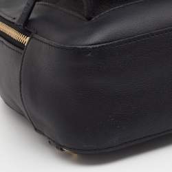 Versace Black Leather Mini Medusa Palazzo Backpack
