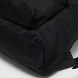 Pre Owned Versace Black Nylon and Leather Medusa Backpack