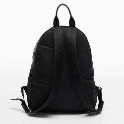 Pre Owned Versace Black Nylon and Leather Medusa Backpack