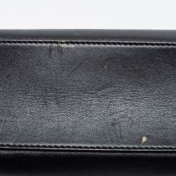 Pre Owned Versace Black Leather Medusa Medallion Tote