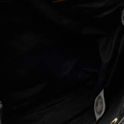Pre Owned Versace Black Quilted Leather Medusa Tote