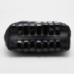 Versace Black Patent and Leather Hobo