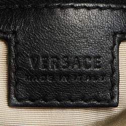 Versace Black Patent and Leather Hobo