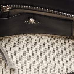 Pre Owned Versace Multicolor Leather Mini Medusa Empire Tote