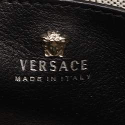 Pre Owned Versace Multicolor Leather Mini Medusa Empire Tote