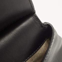 Pre Owned Versace Black Leather Empire Palazzo Tote