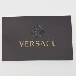 Versace Multicolor Print Leather Zip Around Wallet 