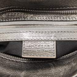 Pre Owned Versace Metallic Leather and Metallic Mesh Chain Link Bag