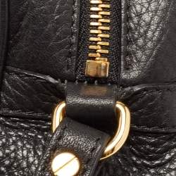 مملوكة مسبقًا Versace Black Leather Medusa Camera Crossbody Bag
