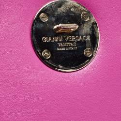 Versace Majenta Barocco Leather Altea Top Handle Bag