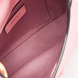 Versace Pink Leather La Medusa Hobo
