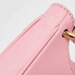 Versace Pink Leather La Medusa Hobo