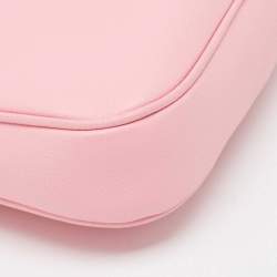 Versace Pink Leather La Medusa Hobo