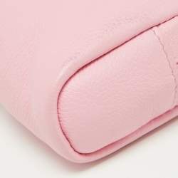 Versace Pink Leather La Medusa Modular Pouch Bag