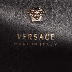 Pre Owned Versace Green Python Leather Palazzo Empire Tote