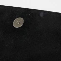 Pre Owned Versace Metallic Leather Palazzo Medusa Chain Clutch