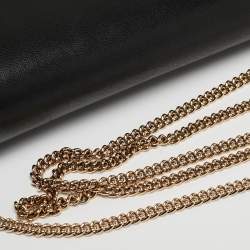 Pre Owned Versace Black Leather Medusa Palazzo Shoulder Bag
