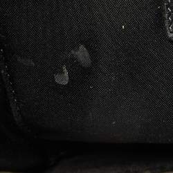 Pre Owned Versace Black Leather Medusa Medallion Tote